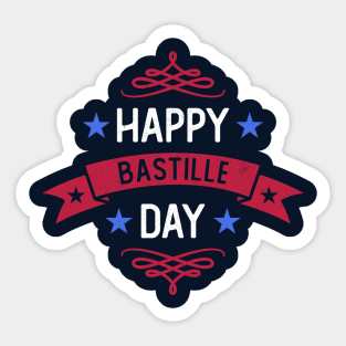 Happy Bastille Day Sticker